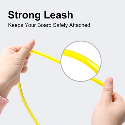 6'7'8'9'10'11'12' Surfboard Leash met sterke en duurzame spoel of rechte kabel