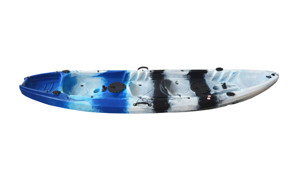 Woowave 2 personen Vissen Kajak HDPE Zit op de top Kajak Kanoe 370*87*33cm Pakketgrootte