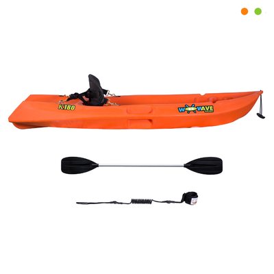 1.8M Kids Canoe Sit on Top Kayak Canoe Fishing Kayak met accessoires door WOOWAVE