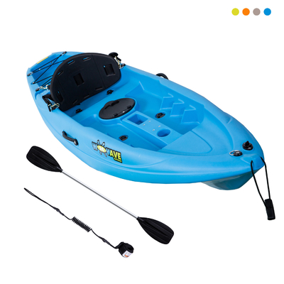 220*66*25cm 1 Persoon Kajak Familie Visserij Plastic kajak met kajaksit NO opblaasbaar