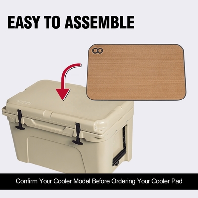 Non-Slip EVA Foam Mat voor YETI Tundra 45 Outdoor aangepast 23.15*13.27 inch koeler pad