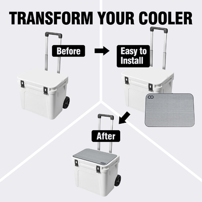 Gepersonaliseerde Eva Foam Cooler Pad voor 22 inch YETI Roadie 60 Cooler gestreepte patroon type