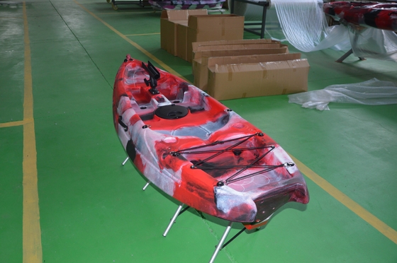 Hull materiaal LLDPE Woowave 2.2m Customized Safety Plastic Sit-on-Top kajak voor 1 persoon