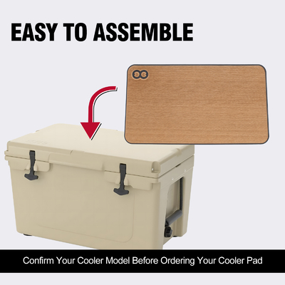 24 inch Adhesieve Teak Soft Foam EVA Mat voor RTIC 45 Cooler Pad Multifunctionele Design
