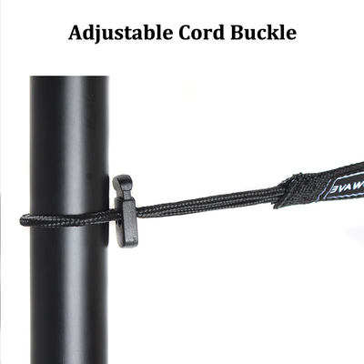 Rubber Logo Woowave Multi kleur Vissen kajak Paddel Leash met gegoten touw 61.42 inch