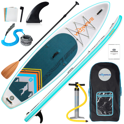 Lakes Rivers Occasion Woowave opblaasbare padel SUP Board met Sup Leash Accessoires