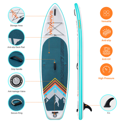 10'2*32'*6' Stand-up paddle board voor watersporten en yoga dubbele laag ontwerp