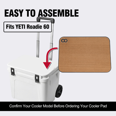 Niet-slip Custom EVA Soft Foam Mat voor koeler Box 22.05*14.88 inch op YETI Roadie 60
