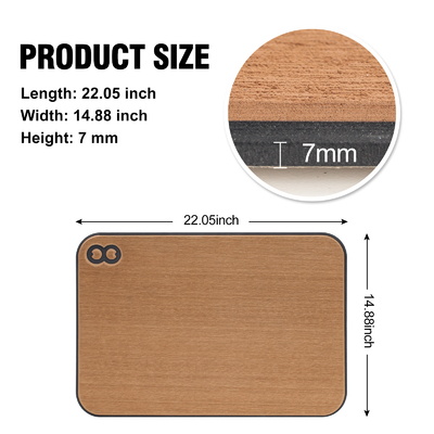 Niet-slip Custom EVA Soft Foam Mat voor koeler Box 22.05*14.88 inch op YETI Roadie 60
