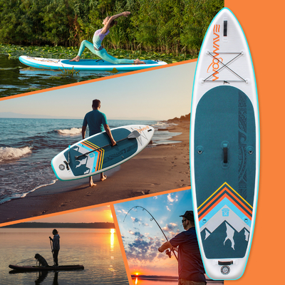 10'2' ISUP opblaasbaar paddleboard voor meren rivieren Unisex Gelegenheid van toepassing