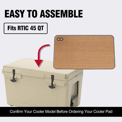 Comfortabele EVA Kussen Ice Box Pad Niet-slip koeler pads voor RTIC 45 23.82 * 13.27 inch