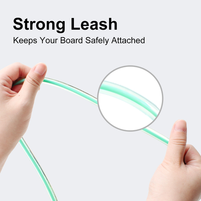 10ft 8mm Surfboard Leash Woowave in lengte 10' voor uw surfboard