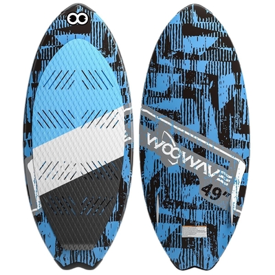 49' Wakesurf Board Glas Stand Up Paddle Board Surfboard Blauw Toepasselijk Mensen Unisex