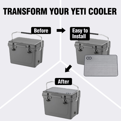 RTIC 20 Cooler Box Pad 16.73*10.83 inch Grootte met kleefmiddel en anti-glijfoom mat