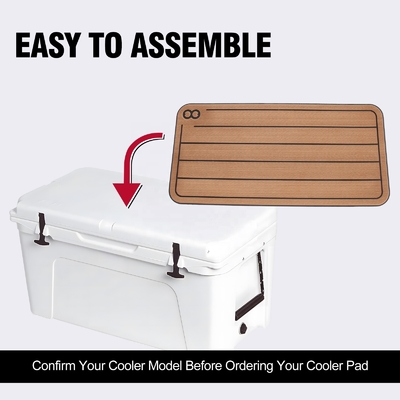 YETI Tundra 75 koeler pad niet-slip kleverige schuim pads met reis teakhouten rubber mat