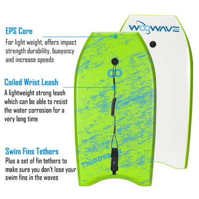 Moderne 36'' Body Board voor volwassenen Bodyboard met EPS Core Woowave Fashion Water Sports