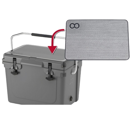 Transformer koeler doos met niet-slip EVA pads voor RTIC 20 en meer