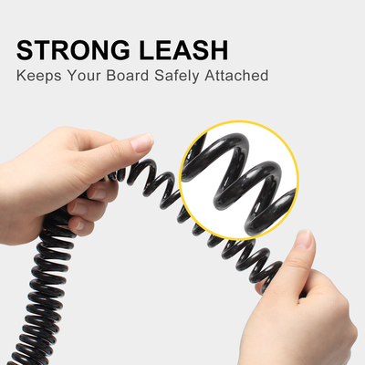 WOOWAVE Coiled Paddle Board Leash uw ultieme veiligheidsoplossing voor meren rivieren