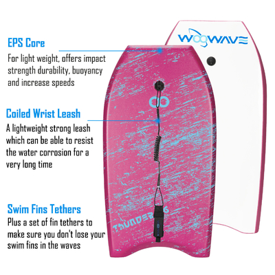 IXPE XPE Body Boarding voor kinderen en volwassenen 1,96 inch dik lichtgewicht schuim materiaal