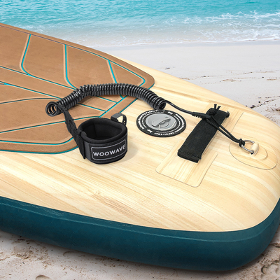 WOOWAVE Coiled Paddle Board Leash uw ultieme veiligheidsoplossing voor meren rivieren