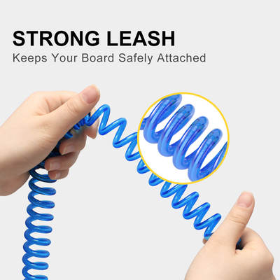 5.5mm/7mm/8mm Surfboard Leash voor Unisex Paddle Board Veiligheid en Surfen Accessoires