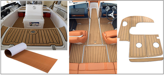 WOOWAVE Custom Design EVA Boat Flooring Coaming Bolster Pads 2400mm*120mm / Op maat