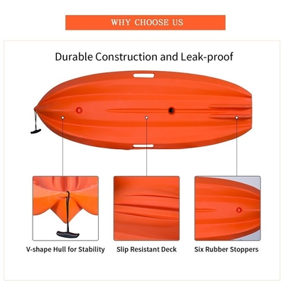WOOWAVE Canoe Kayak Vissen voor Kinderen Pakket Grootte 181*71*24cm Ladingcapaciteit 60kgs/132lbs