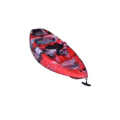 Plastic Pedal Kayak Vissen Single One Kayak met zitplaats 2.2M Rode kleur
