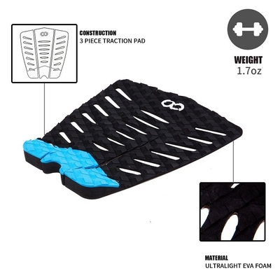 Op maat gemaakte EVA Foam Surf Decking Pad voor meren rivieren WOOWAVE Knee Board Traction Pad