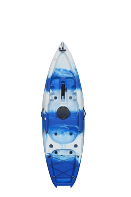 Professionele visserij 2.2M Blauwe Sit On Top kajak met pedaal en 60 kg / 132 lbs laadvermogen