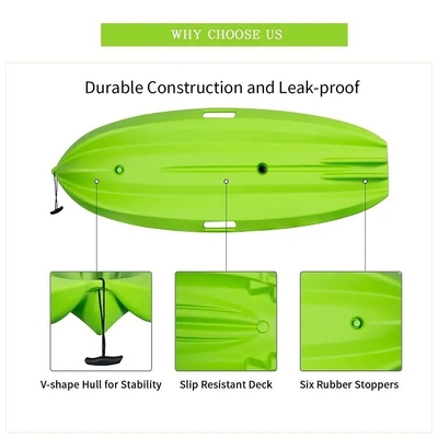 Modulaire Pedal Fishing Kayak Gemakkelijk splitsen Ontwerp voor 1-2 personen past bij de vissersbehoeften