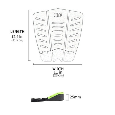 Gepersonaliseerde EVA Foam Surfboard Traction Pad in Pantone Kleur Woowave 3m Deck Knee Pads