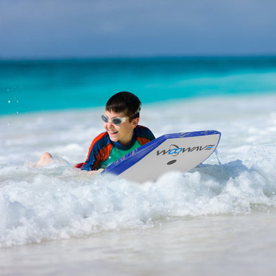 Maak je klaar om op de golven te rijden met 33 inch HDPE Shortboard XPE Bodyboard en Surf Leash