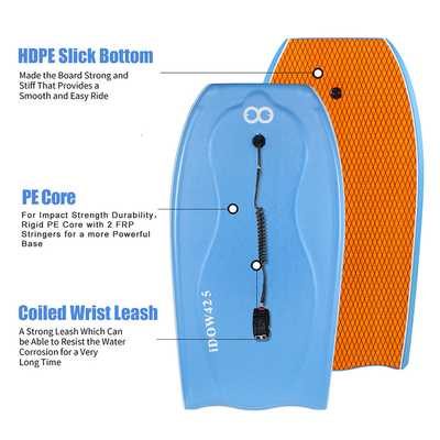 Kinderen en volwassenen PE Core Bodyboard met hoge duurzaamheid Rider Gewicht 120-200lbs