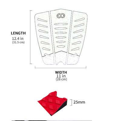 Soft Marine Grade EVA Surfboard Traction Pads in aangepaste Pantone kleur voor maximale grip