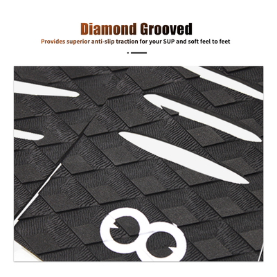 Gepersonaliseerde tractie pad Grootte Woowave Surf Pad Grip met meerdere patronen keuzes