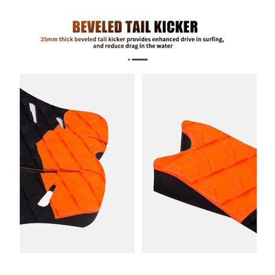 Gepersonaliseerde tractie pad Grootte Woowave Surf Pad Grip met meerdere patronen keuzes
