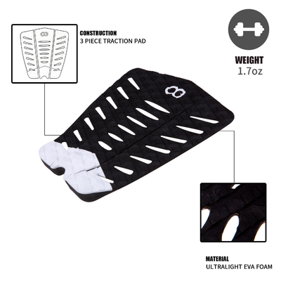 Custom Design Non Slip Sup Deck Traction Pad voor meren rivieren Meerdere kleuren opties