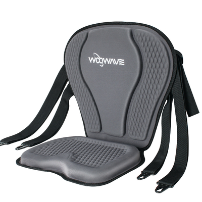 Kleine tas inclusief Zwarte dikkere stijl kajak stoel voor vissersboot 20.2 * 18.6x2.9inches