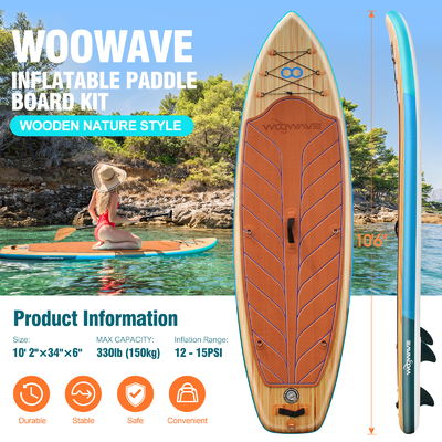 Gepersonaliseerd Waterplay Surfing SUP opblaasbaar Stand Up Paddle Board met 13.49KGS Gewicht