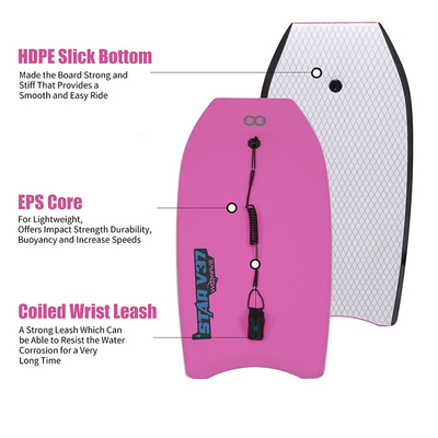 PROFESSIONELE 37 inch Surf Bodyboard met aangepaste Surf Gear en Accessoires