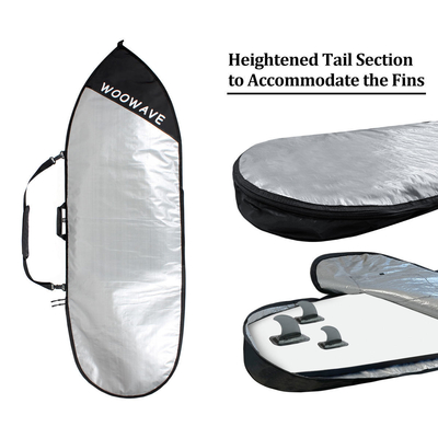 Duurzaam Woowave Customized Longboard SUP Bag Cover Carry Bag met 1,51kgs lichtgewicht