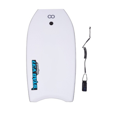 Robuust en duurzaam 37 inch WOOWAVE bodyboard voor surfen Professionele ontwerp in grijs