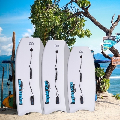 Robuust en duurzaam 37 inch WOOWAVE bodyboard voor surfen Professionele ontwerp in grijs