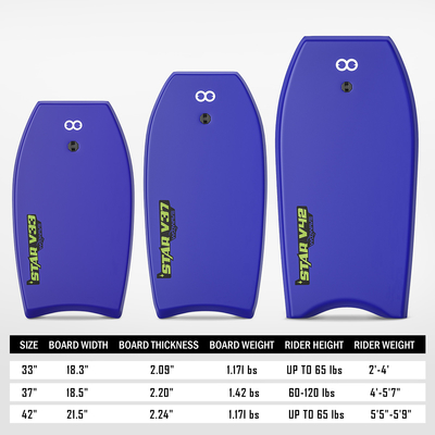 Kinderen 37 inch Soft Board Surfboard met riemen en EPS Core Board Gewicht 1.42lbs