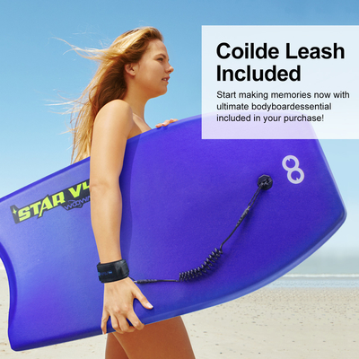 Kinderen 37 inch Soft Board Surfboard met riemen en EPS Core Board Gewicht 1.42lbs