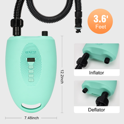 16 PSI hoge druk Dual Stage Inflation Paddle Board Pump voor iSUP boten Kajak Yoga Ball