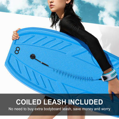 Aanpasbaar Surfboard Body Board met Leash 3lbs Board Gewicht HDPE materiaal