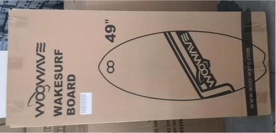 Gepersonaliseerd 125.5 * 52cm koolstofvezel surfboard voor kinderen en volwassenen Woowave OEM / ODM