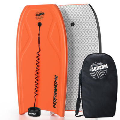 Mensen 42,5 inch Bodyboard met PE Core Professional Surfing Essential